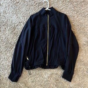 Lululemon Black Jacket with Gold Accents